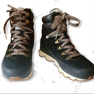 Sorel Black and Tan Women's Sneakers